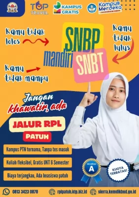 GAGAL SNBP & SNBT -  KULIAH DI PTN TETAP BISA, TANPA TES & BEBAN BIAYA!